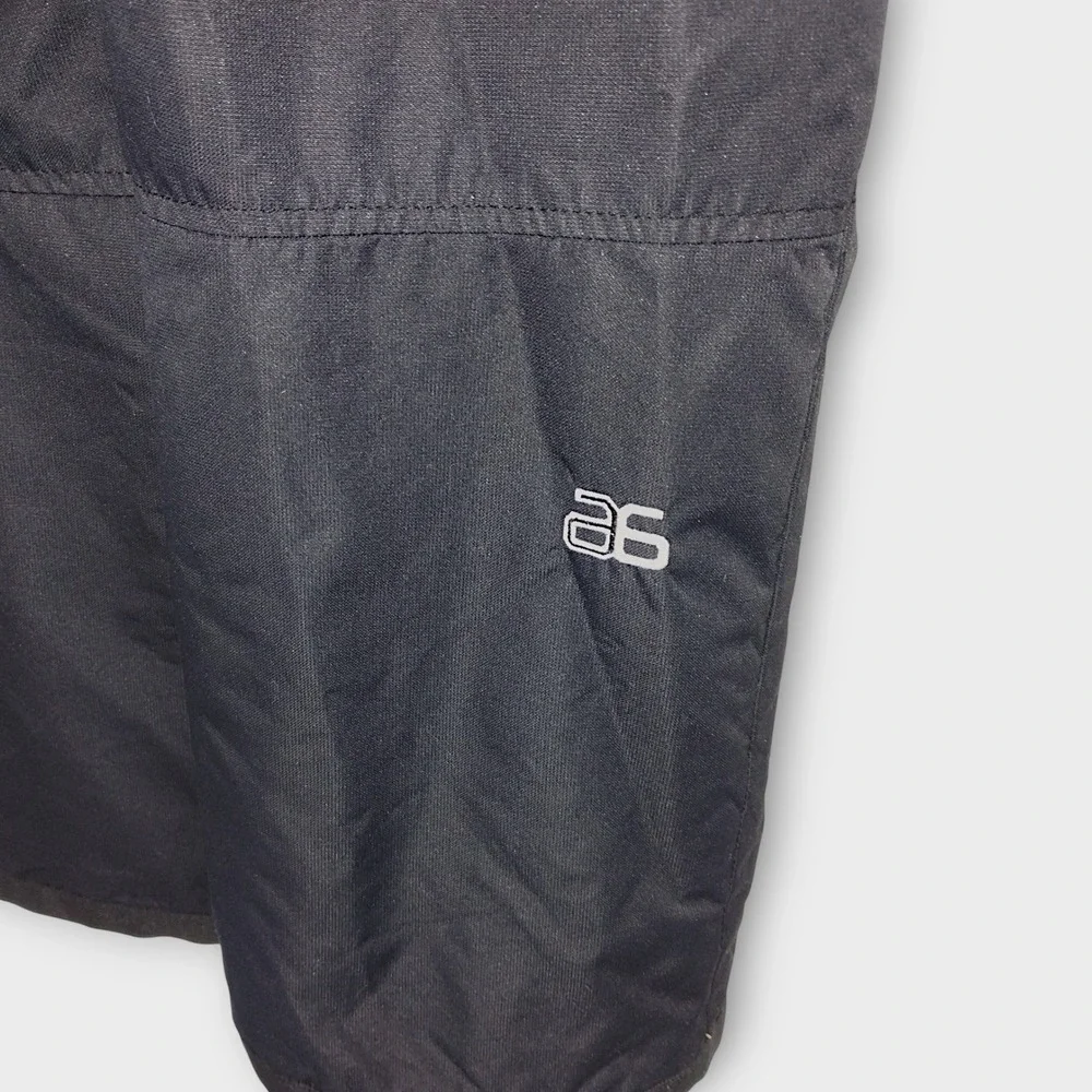 SKI GEAR Kids Sz M Snow Bibs‎ Overalls Black Youth Winter Skiing Snowboarding